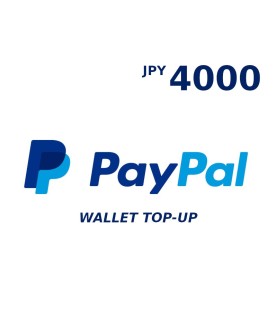 PayPal Wallet JPY 4000 Top Up Key GLOBAL